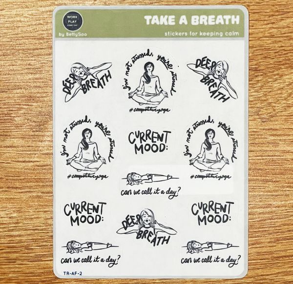 Yoga funny quote' Sticker