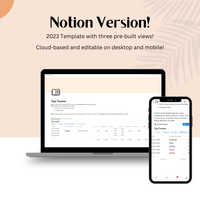 Tips and Money Tracker for Notion