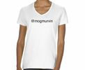 Ladies @mogmurvin Support T (White and Black)