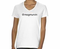 Ladies @mogmurvin Support T (White and Black)