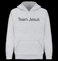 Team Jesus #3 Hoodie (Gray and Black)