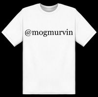 @mogmurvin T-Shirt (White and Black)