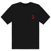 Team Jesus #3 T-Shirt (Black and Red)