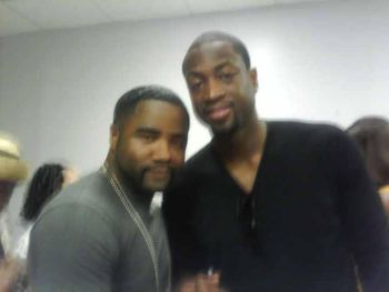 TRENT DAVIS and NBA CHAMP DEWAYNE WADE
