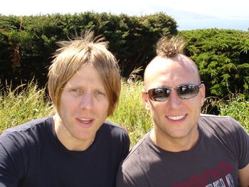 Chris Chaney and Stephen Perkins of Jane's Addiction in San Francisco, California.
