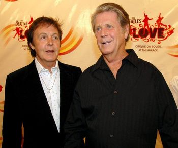 Paul McCartney and Brian Wilson
