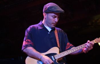 Heath De Fount-Haberlin live at the Great American Music Hall in San Francisco, California. Photograph by Douglas Mountford.
