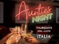 Aunties Night at Italia feat. Neil Mac