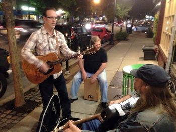 Jun 5, 2015 - sidewalk, EspressIt, Wetmont NJ w/ John Magill, Al Pepiak, Stephen Crag, Al Weinstock, Pat Miraflor, Al Weinstock and Chuck Novin
