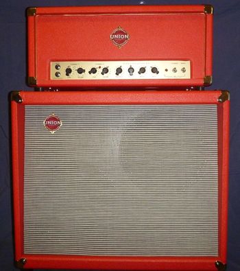 Matched set - D45 and Standard 2x12" in glorious red tolex.
