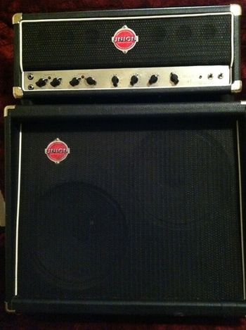 Darlington 45 Head with matching 2x12" 100W cabinet in black tolex.
