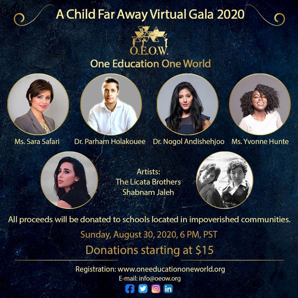 shabnam jaleh live stream performance for charity.