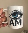 Coffee Cup - I AM  &  Power Of Song Logo's