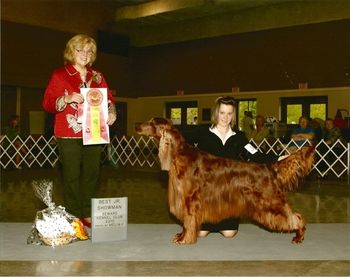 Shea goes "Best Junior " in Seward, NE on May 2nd, 2010. Congrats to both Shea and Bagger - they sure make a great team!
