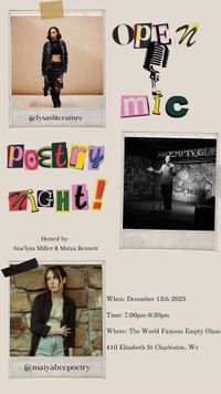 Poetry Open Mic