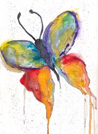 Melting Butterfly - Giclee on Canvas