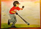 VERY POPULAR - COMMISSION A PAINTING!  (Example Images Included.)  Ideas:  child playing sports, wedding photo remake, your pet, a favorite team player jersey, sports team logo, GET CREATIVE