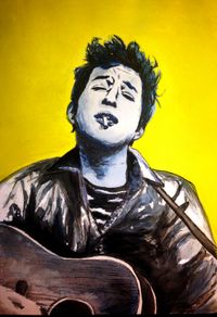 My Dylan Tribute - Hand Signed & Number Limited Edition Giclee on Canvas