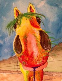 Pineapple the Pony - Signed Professional Giclee on Canvas