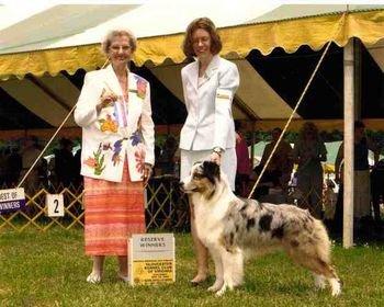 Reserve winners dog at Gloucester Kennel club of Virginia,May 28, 2005 under Judge Joan C. Schotz.
