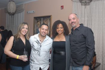 Cheryl, Jayquan of Nas-T-Boyz, Susan of Company B, and Scot Haslett in the VIP
