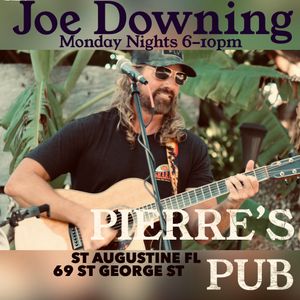 Every Monday Night at Pierre's Pub in Historic St Augustine!!! 6-10pm on St George St