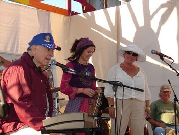 w/ David Amram at Bradstock 2010
