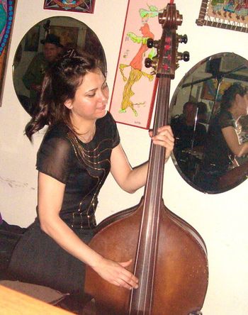 Brandi Disterheft on bass
