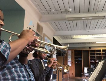 Trumpet Lesson with Ann Arbor Trail Magnet School Student
