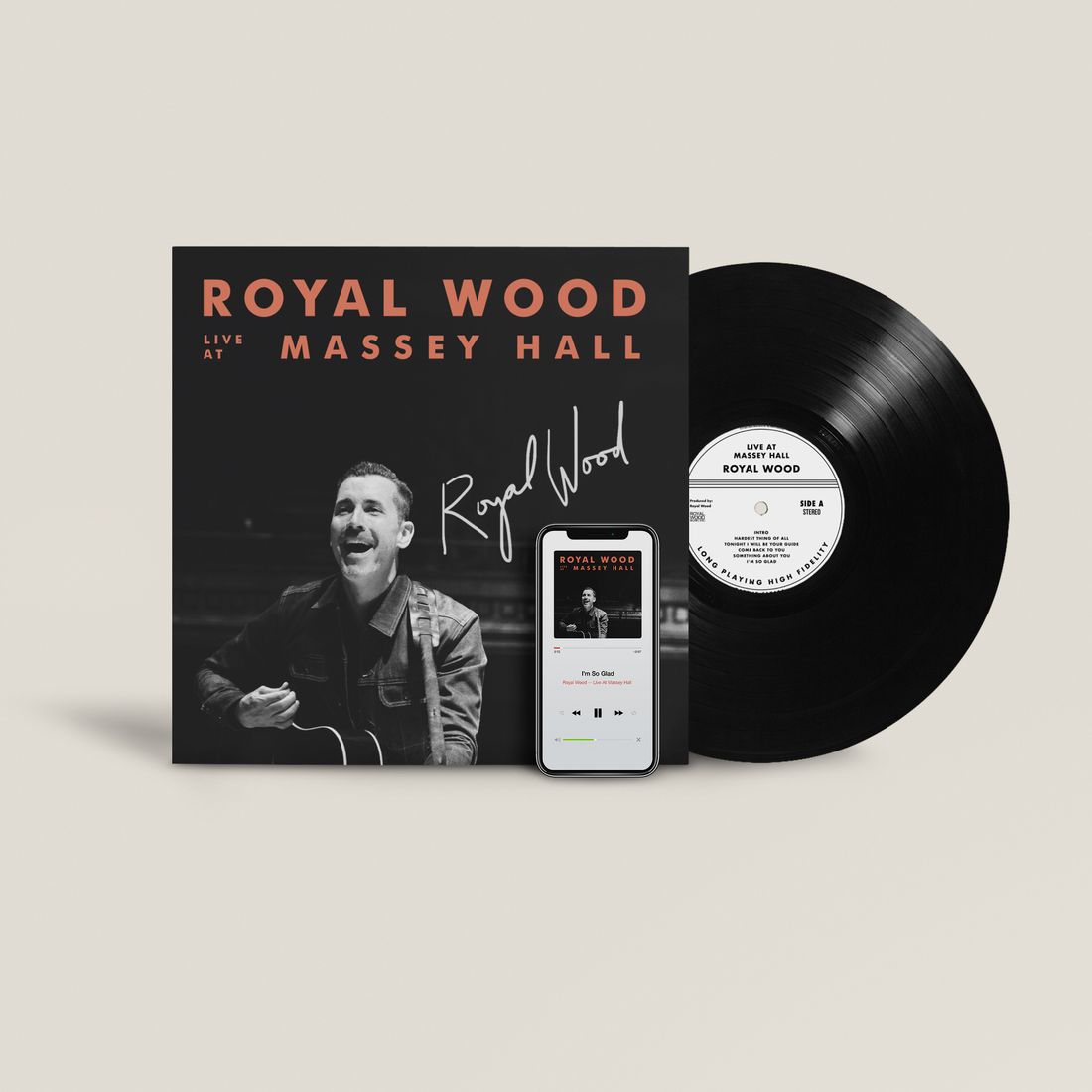 Royal Wood: Vinyl + Digital Mockup
