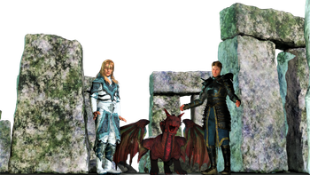 Merlin, Beelzebub The Dragon And King Arthur

