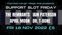 Support Slot Friday - Blues Night