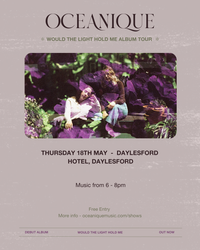 Oceanique Album Tour @ The Daylesford Hotel, Daylesford 