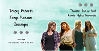 POSTPONED Tracey Barnett, Tanya Ransom & Oceanique at Ronnie Nights Freo
