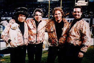 Our First National Anthem - Monday night football at Qualcomm Stadium.
