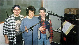 Recording "Esta Noche..." The album and the studio were under construction.
