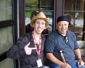 Steve Nixon & keyboard player Art Neville of the Neville Brother & The Meters
