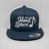 Hood Space Music Navy Trucker Snapback Hat