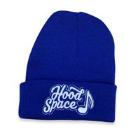 HoodSpace Music Blue Beanie
