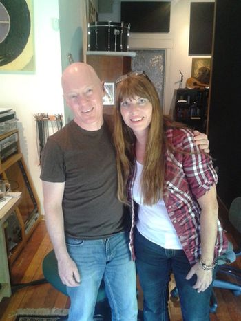 Watershed Studio, Vancouver, BC with my old pal Tom Carter
