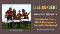 Bobby Bowen Family Concert In Starkville Mississippi