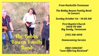 Bobby Bowen Family Concert In Big Sandy, Tennessee