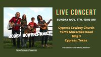 Bobby Bowen Family Concert In Cypress Texas