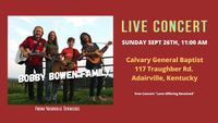 Bobby Bowen Family Concert In Adairville Kentucky