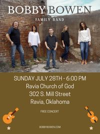 Bobby Bowen Family Concert In Ravia Oklahoma