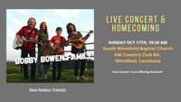 Bobby Bowen Family Concert In Winnfield Louisiana