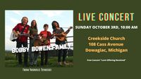 Bobby Bowen Family Concert In Dowagiac Michigan