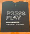 Black T-Shirt - Press Play