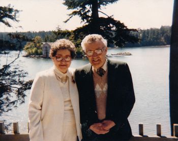 Mom and dad (Florence and Len) in 1987.
