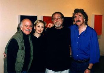Gene Shay, Patti Shea, Larry Ahearn & Tom Rush
